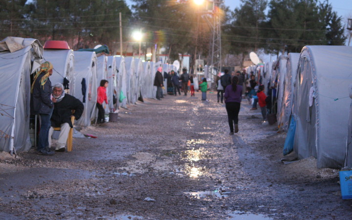 Flüchtlingscamp Arîn Mirxan bei Suruç.