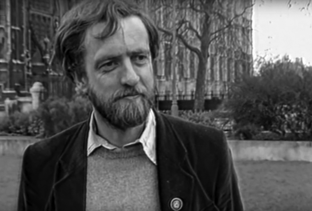 Jeremy Corbyn im selbstgestrickten Pulli