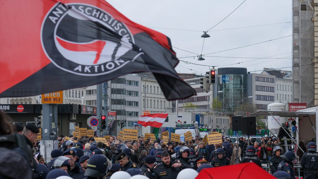 Rechte Kundgebung