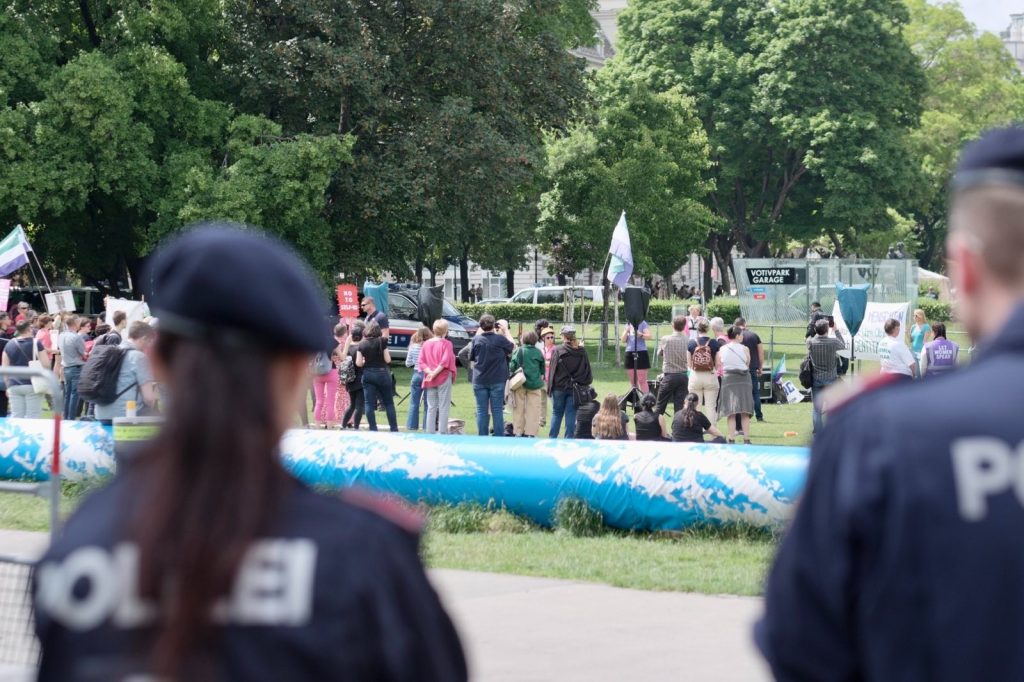 Foto I der Kundgebung