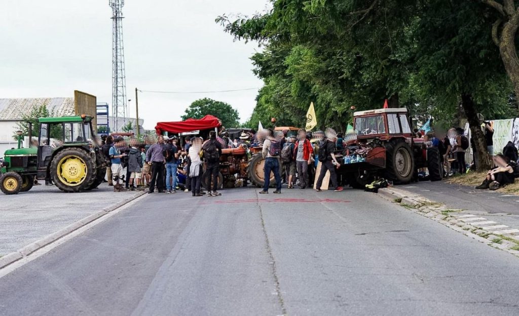 Traktorenblockade