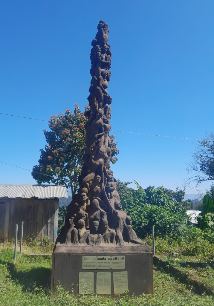 Stele der Schande bei Acteal