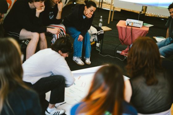 Workshop am Stadt für Alle Camp